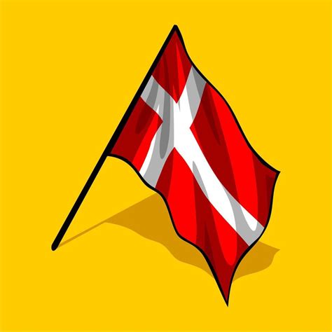 flag of denmark vector 11230409 Vector Art at Vecteezy