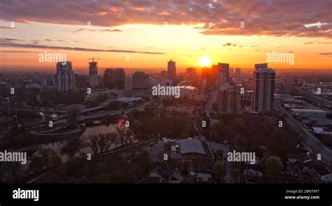 London Ontario Skyline Sunset Aerial Stock Photo - Alamy