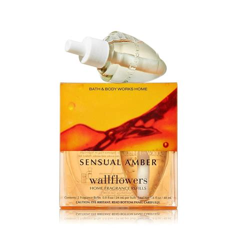 Bath & Body Works Wallflowers Refill Bulbs 2 Pack Sensual Amber - Walmart.com - Walmart.com