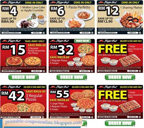 Printable Coupons 2021: Pizza Hut Coupons