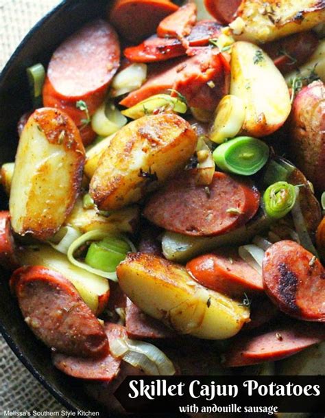 Skillet Cajun Potatoes With Andouille Sausage ...