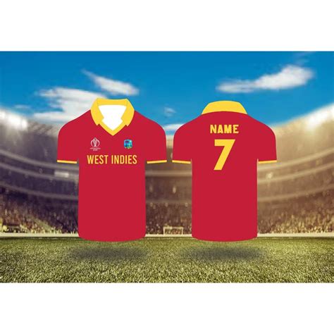 West Indies Cricket Team Shirt Jersey Kit World Cup 2019 Replica - Cricket Best Buy