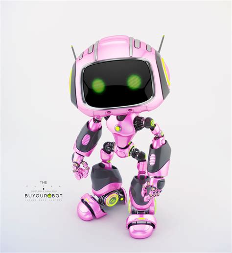 Cute robot on Behance