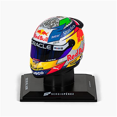 Red Bull Racing Shop: 1:4 Checo Perez Season 2022 Mini Helmet | only ...