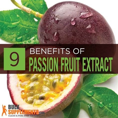 Passion Fruit Extract: Benefits, Side Effects & Dosage