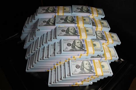 100,000 FULL PRINT Realistic Prop Money New Fake Dollar Bills REAL CASH Replica - Paper Money: US