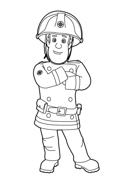 Sam-le-pompier-03 vqh source - Fireman Sam Coloring Pages for Kids