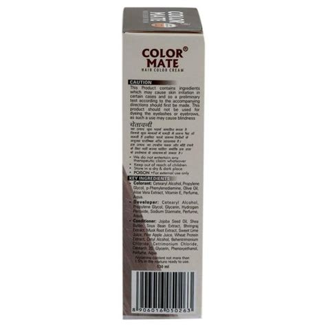 Color Mate Hair Color Cream, Dark Brown 130 ml - JioMart