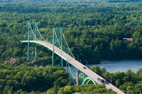 Bridge over the St. Lawrence River near 1000 Islands Photograph - Landscape & Travel Photography ...