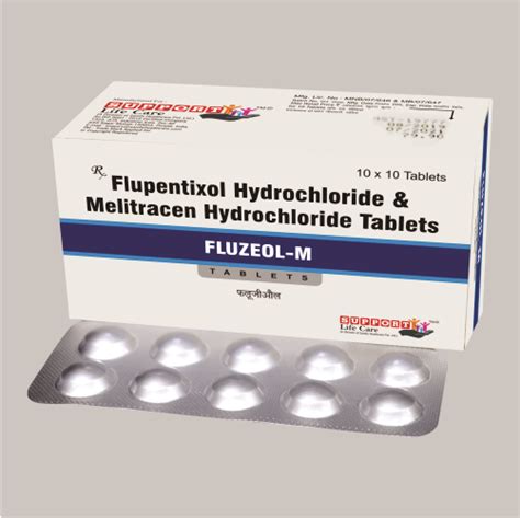 Flupentixol eq. to Flupentixol 0.5mg Melitracen HCI eq. to Melitracen 10mg