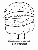 Funny coloring Pages For Kids  Better buns — Learn Jokes sketch template