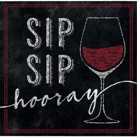 Sip Sip Hooray Party Napkins/ Wino Party Napkins/ Wine Party | Etsy in ...