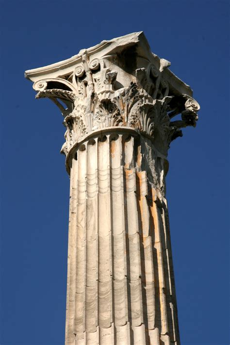 File:Corinthian Column of the Temple of Zeus in Athens.jpg - Wikimedia Commons