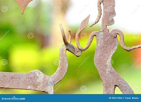 Bastar Tribe. stock photo. Image of fauna, color, sculpture - 95011854