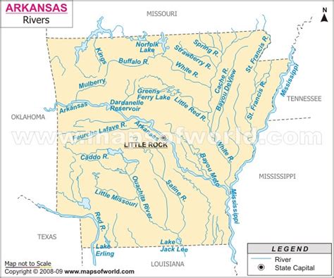 Arkansas River Map | www.mapsofworld.com/usa/states/arkansas… | Flickr