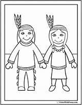 Indian Coloring Sheet Pages sketch template