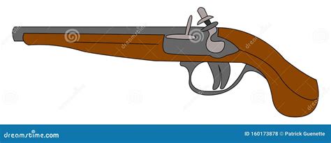 Old Musket Cartoon Vector | CartoonDealer.com #48828185