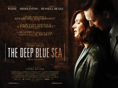 New UK Trailer and Poster for The Deep Blue Sea Starring Rachel Weisz & Tom HIddleston - HeyUGuys