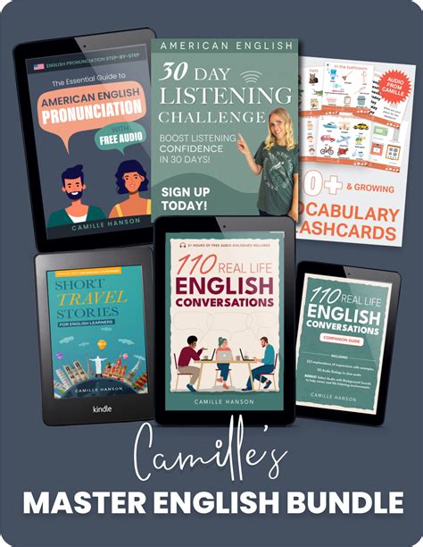 Books by Camille - Learn English with Camille