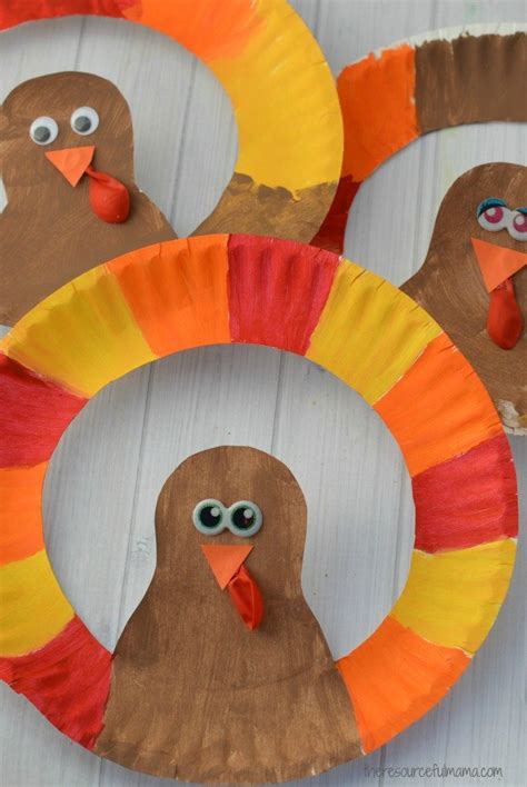 Paper Plate Turkey Craft | Thanksgiving crafts preschool, Fun thanksgiving crafts, Thanksgiving ...