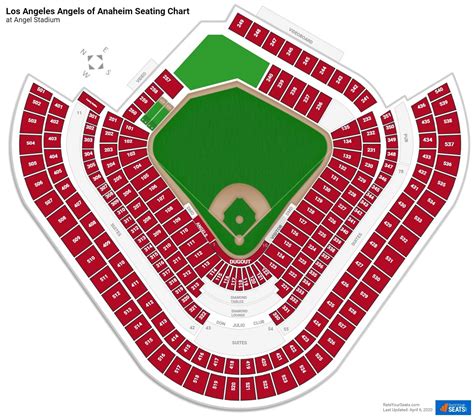 Seat Number Angels Seating Chart