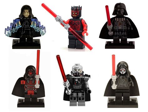 Custom Lego Star Wars Darth Revan Minifigure LEGO Minifigures Building Toys