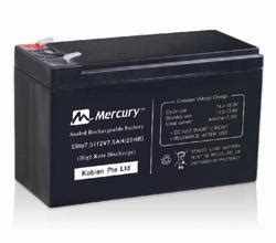 Mercury UPS Replacement Battery 7.5Ah 12V - Mercury Inverter | Buy ...