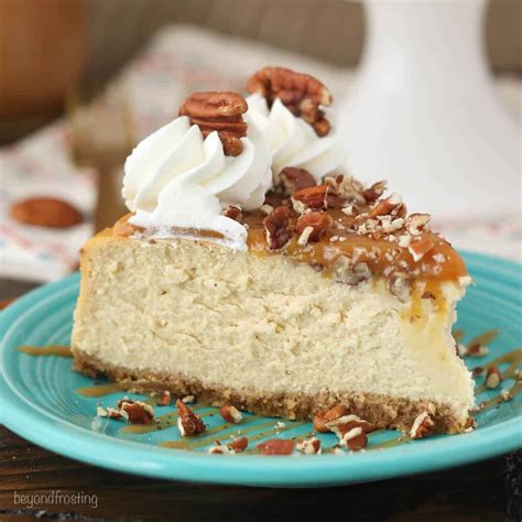 Caramel Pecan Cheesecake - Beyond Frosting