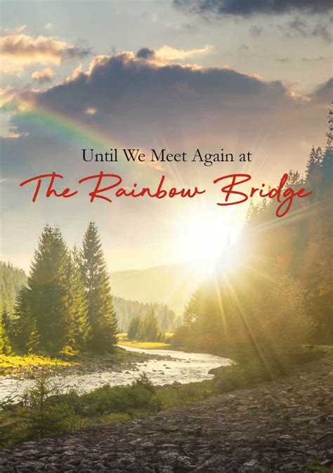 Pet Loss Digital eCard – Rainbow Bridge | The Gifted Tree