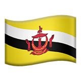 √ Arti Emoji 🇧🇳 Bendera: Brunei (Flag: Brunei) - Emojipedia Indonesia