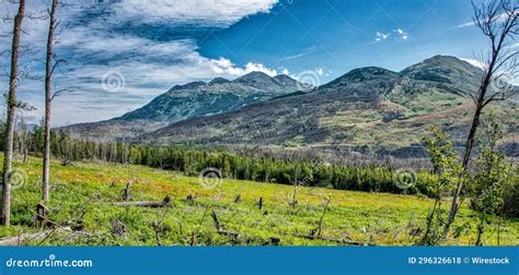 Scenic View of Green Mountains in Kenai National Wildlife Refuge, Kenai Peninsula, Alaska Stock ...