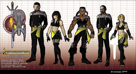 Updated I.S.S.Titan Crew by stourangeau on DeviantArt