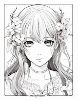 Anime Coloring Pages For Kids & Adults  World Of Printables sketch template