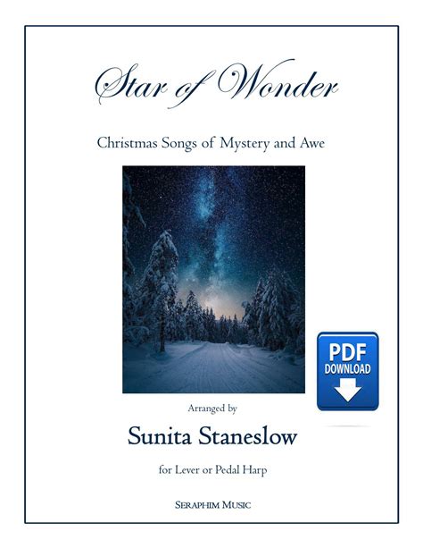 Star of Wonder - PDF Download — Virginia Harp Center