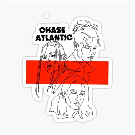 "chase atlantic " Sticker for Sale by KramodaDragon | Redbubble