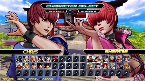 KOF XV CHARACTERS SELECT FANMADE INTERACTIVE THE KING OF FIGHTERS 15 ザ・キング・オブ・ファイターズ 拳皇 - YouTube