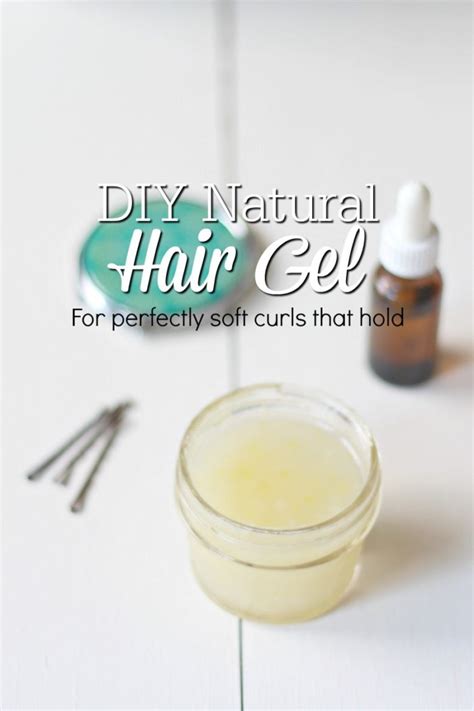 Homemade Natural Hair Gel Recipe - A Blossoming Life