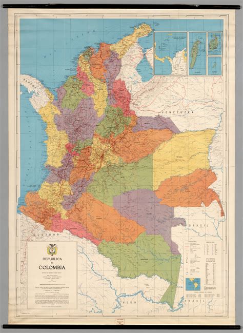 Colombia -- Political. - David Rumsey Historical Map Collection