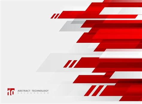 Download Abstract Technology Geometric Red Shiny Motion Background