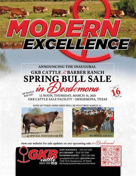 GKB Cattle Co. & Barber Ranch Spring Bull Sale - Brahman Event