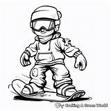 Snowboard Coloring Pages  Free & Printable sketch template