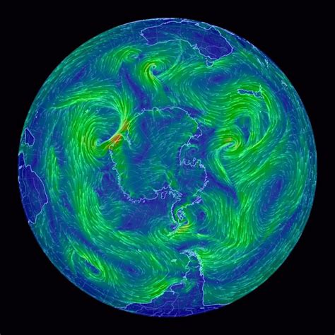 A Mesmerizing Animated Interactive Map Visualizing Global Wind Patterns ...