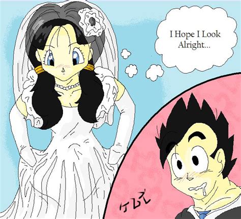 Gohan and Videl's Wedding Day by SaiMistu on DeviantArt