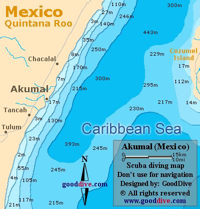 Akumal map - GoodDive.com