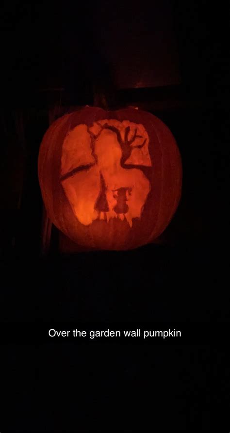 Over the Garden Wall Pumpkin Carving I Did! : r/overthegardenwall