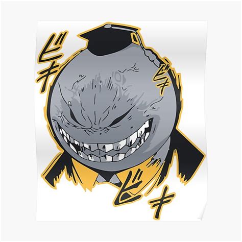 "Assassination classroom Angry Koro Sensei evil and mad" Poster by Ethanlios | Redbubble