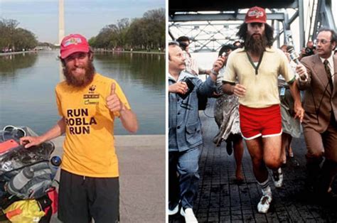 Real life Forrest Gump running across the USA and back for charity | Daily Star