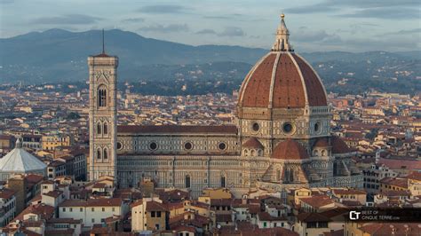 Florence. Cathedral of Santa Maria del Fiore seen from the Tower of Palazzo Vecchio