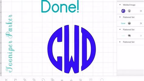 How to do monogram in Circuit Design Space | Cricut monogram, Circle monogram font, Monogram fonts