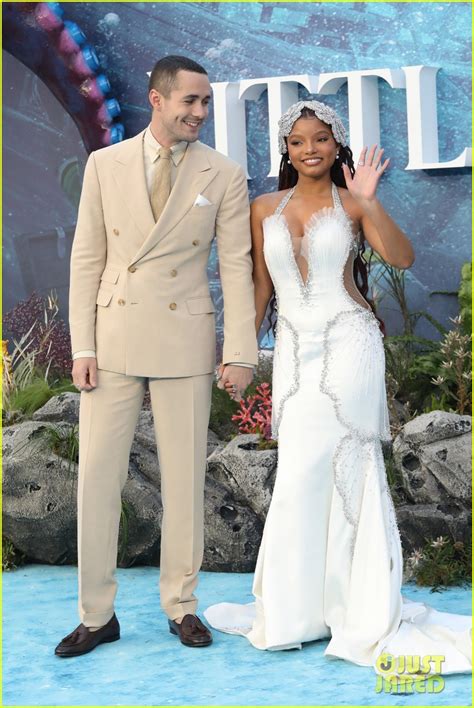 Halle Bailey Swims Over To London For 'The Little Mermaid' Premiere with Jonah Hauer-King: Photo ...